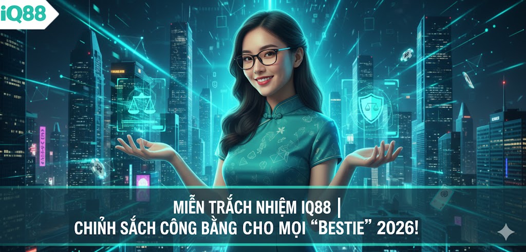 miễn trách nhiệm iq88 đảm bảo mọi luật lệ công bằng