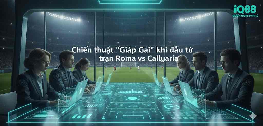 Chiến thuật Giáp Gai khi đầu tư trận Roma vs Cagliari