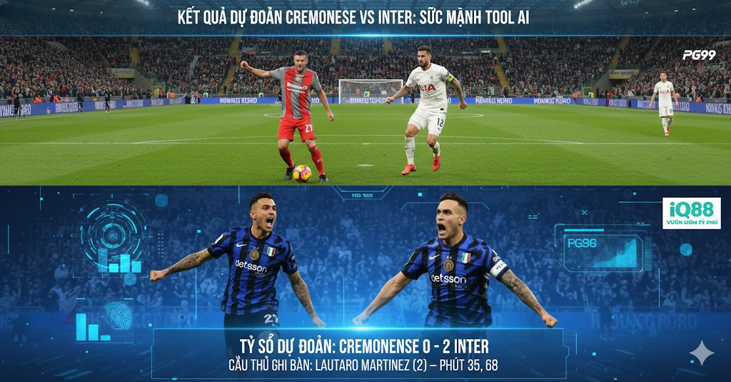 Kết Quả Dự Đoán Cremonese Đấu Với Inter - Sức Mạnh Tool AI